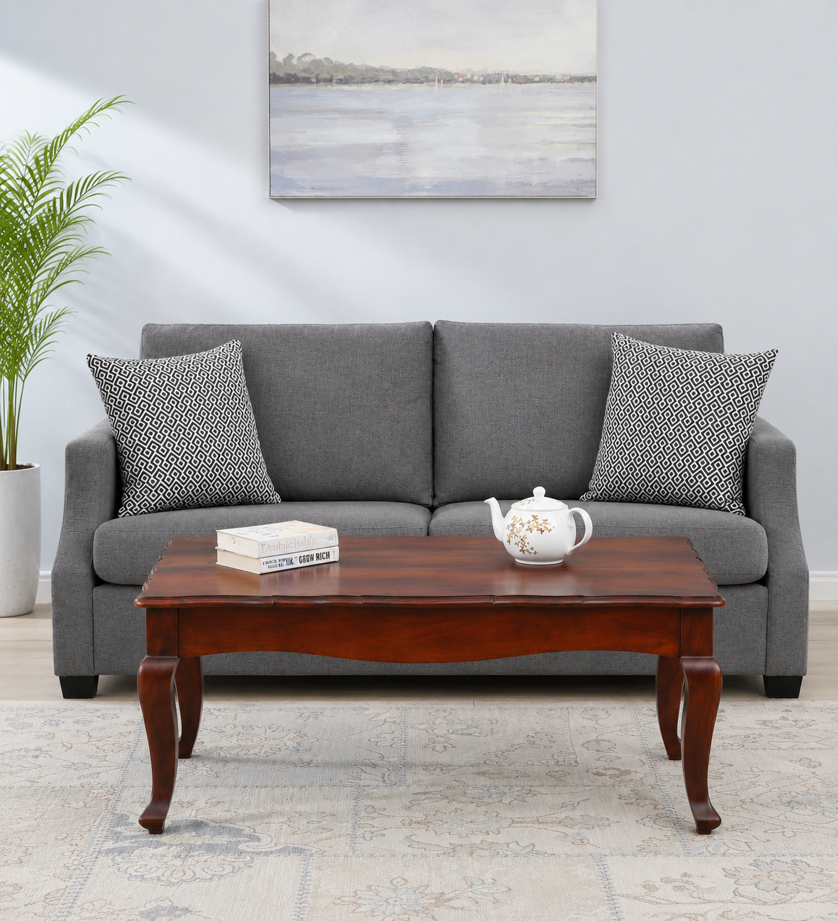 Crownridge Luxury Wooden Coffee Table for Stylish Home Décor