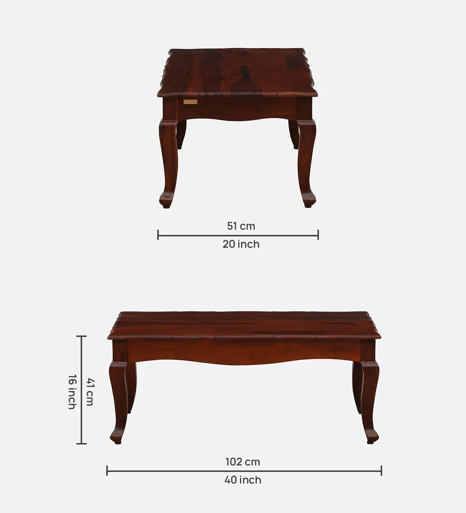 Crownridge Luxury Wooden Coffee Table for Stylish Home Décor - Image 4