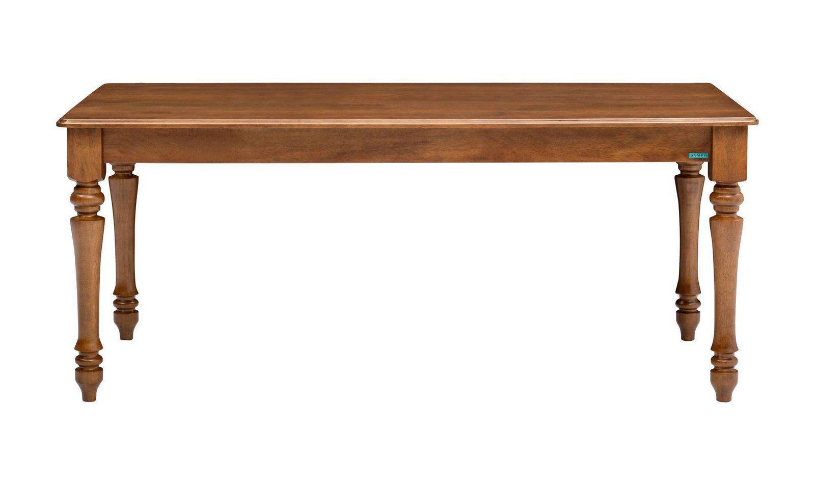 Danford Acacia Wood 6 Seater Dining Set In Weather Resistant Provincial Oak Finish With Bench - Image 3