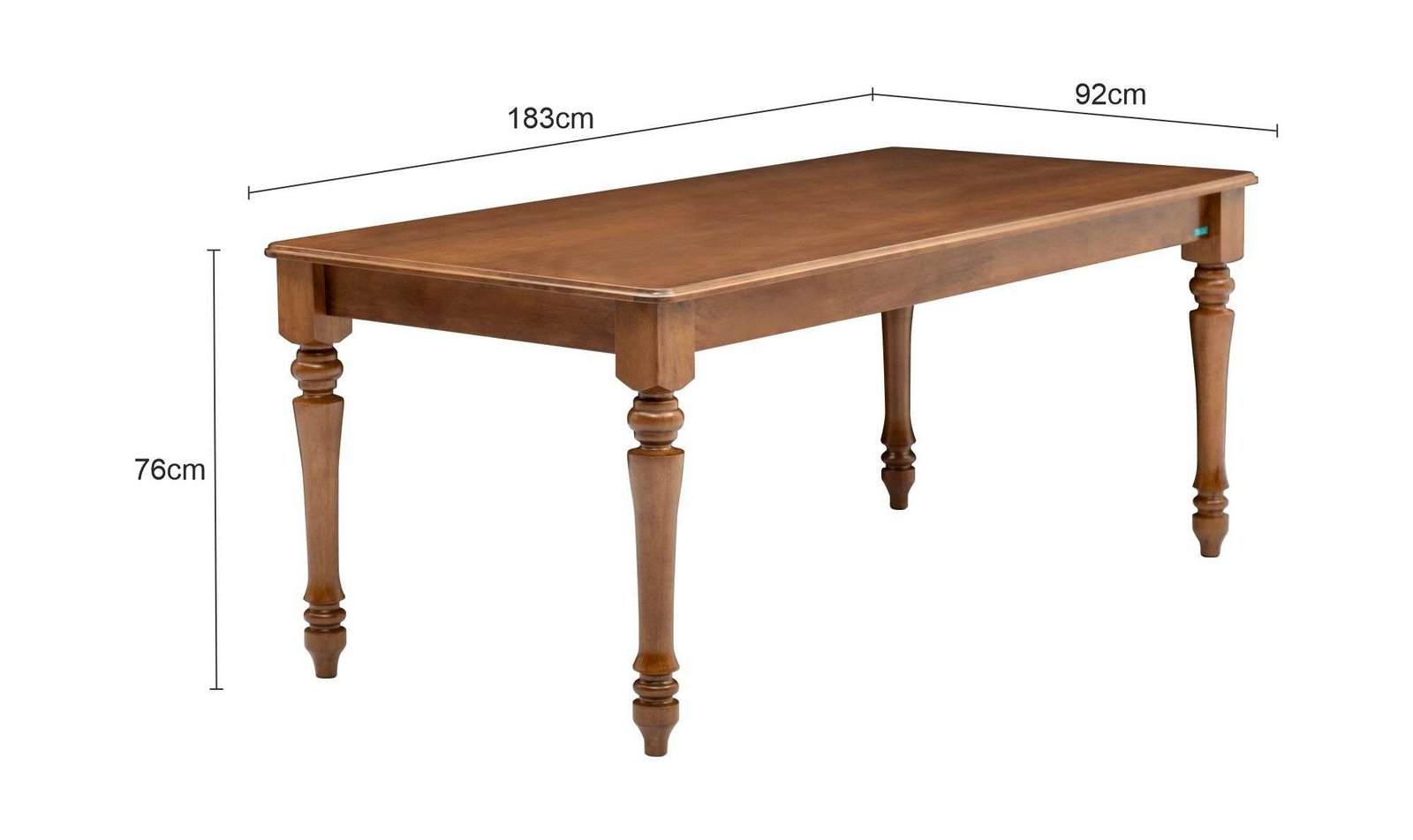 Danford Acacia Wood 6 Seater Dining Set In Weather Resistant Provincial Oak Finish With Bench - Image 7