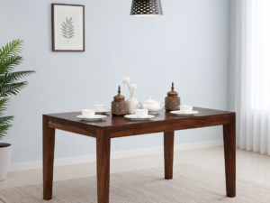 Dervon Handcrafted Solid Sheesham Wood Family Dining Table