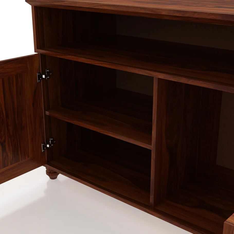 Designer Sheesham Wooden Side Board Unit for Luxury Living Rooms. - Image 6
