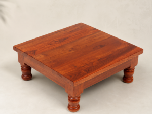 Devansh Handcrafted Sheesham Wood Pooja Platform