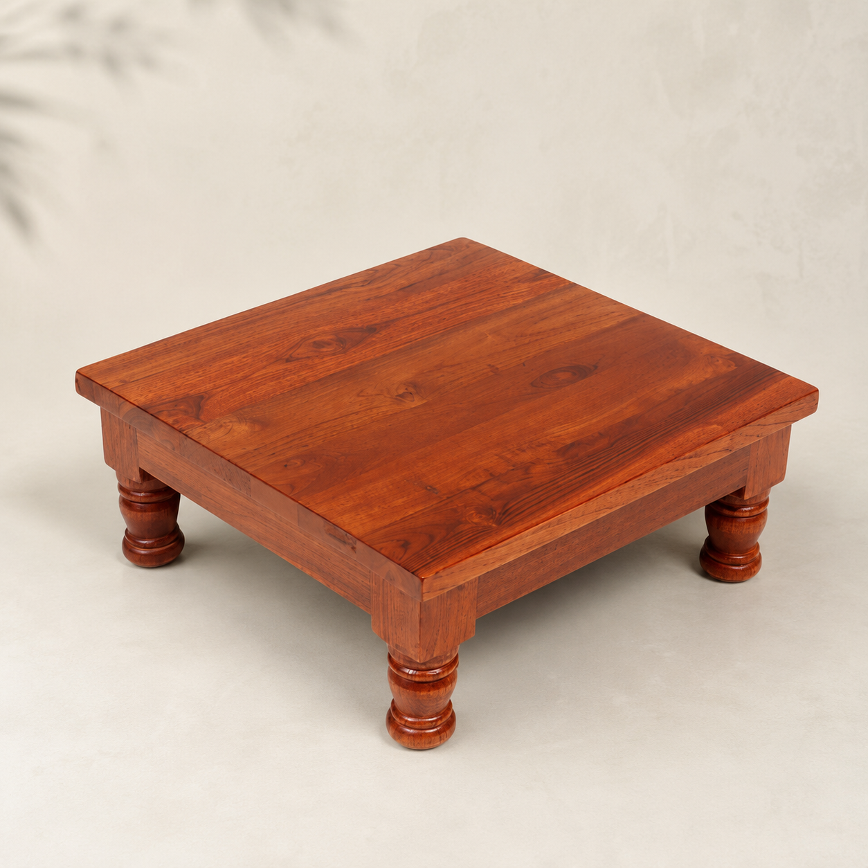Devansh Handcrafted Sheesham Wood Pooja Platform