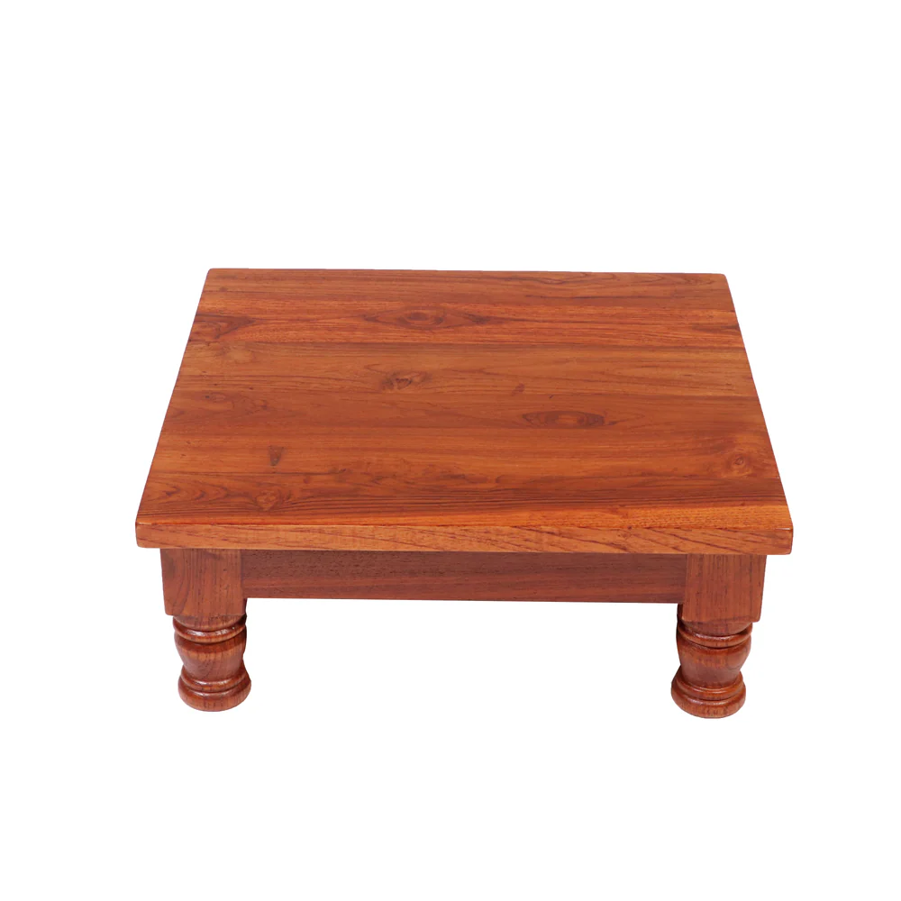 Devansh Handcrafted Sheesham Wood Pooja Platform - Image 2