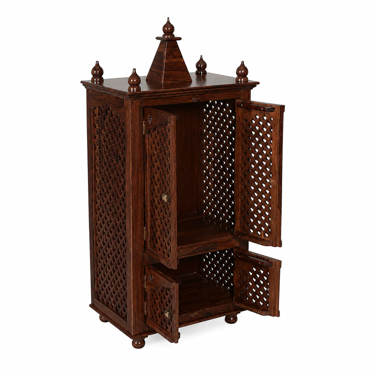 Devansh Handcrafted Solid Sheesham Wood Temple Unit - Image 2