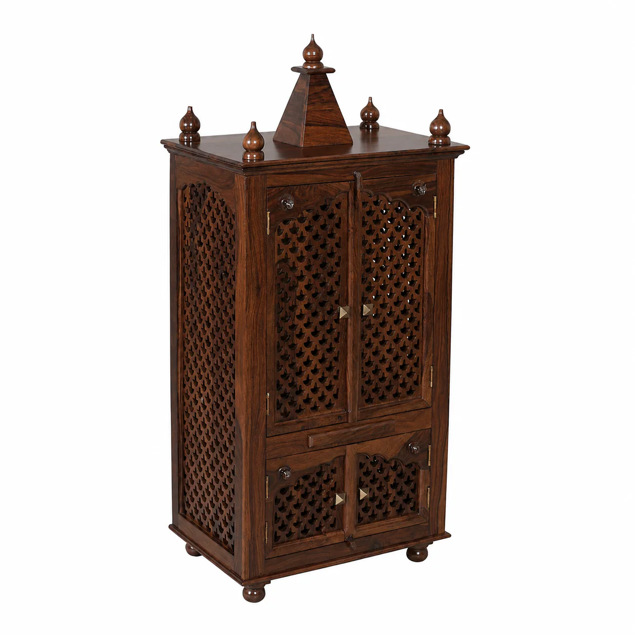 Devansh Handcrafted Solid Sheesham Wood Temple Unit - Image 3
