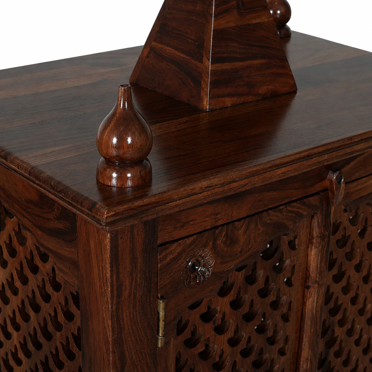 Devansh Handcrafted Solid Sheesham Wood Temple Unit - Image 5
