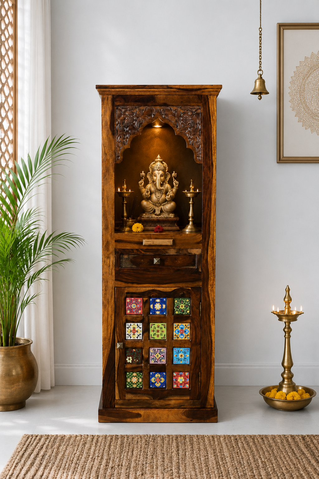 Divine Harmony Wood Temple Unit