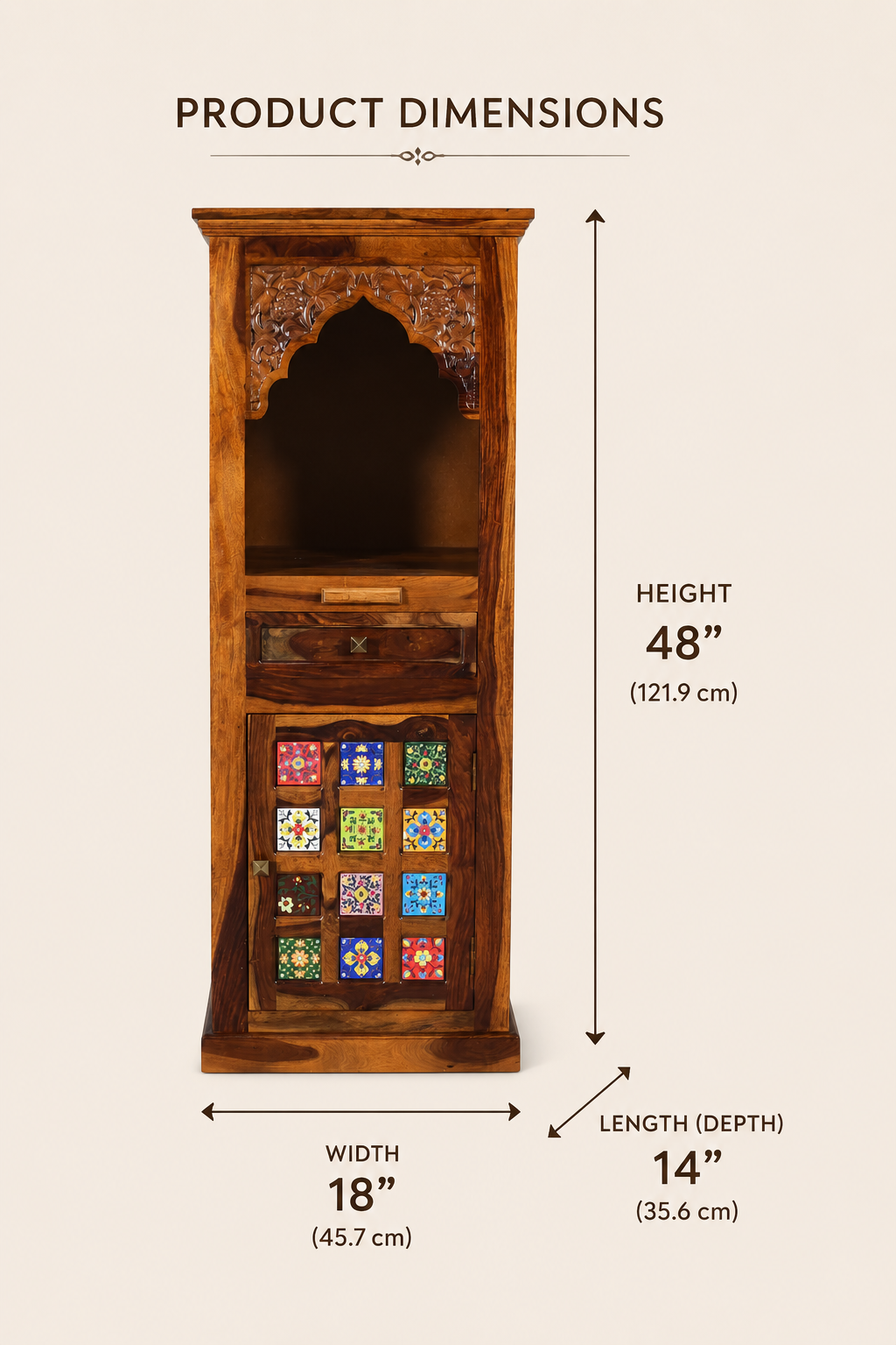 Divine Harmony Wood Temple Unit - Image 3