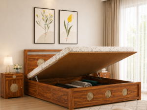 Eldoria Solid Wood Bed with Minimalist and Elegant Design