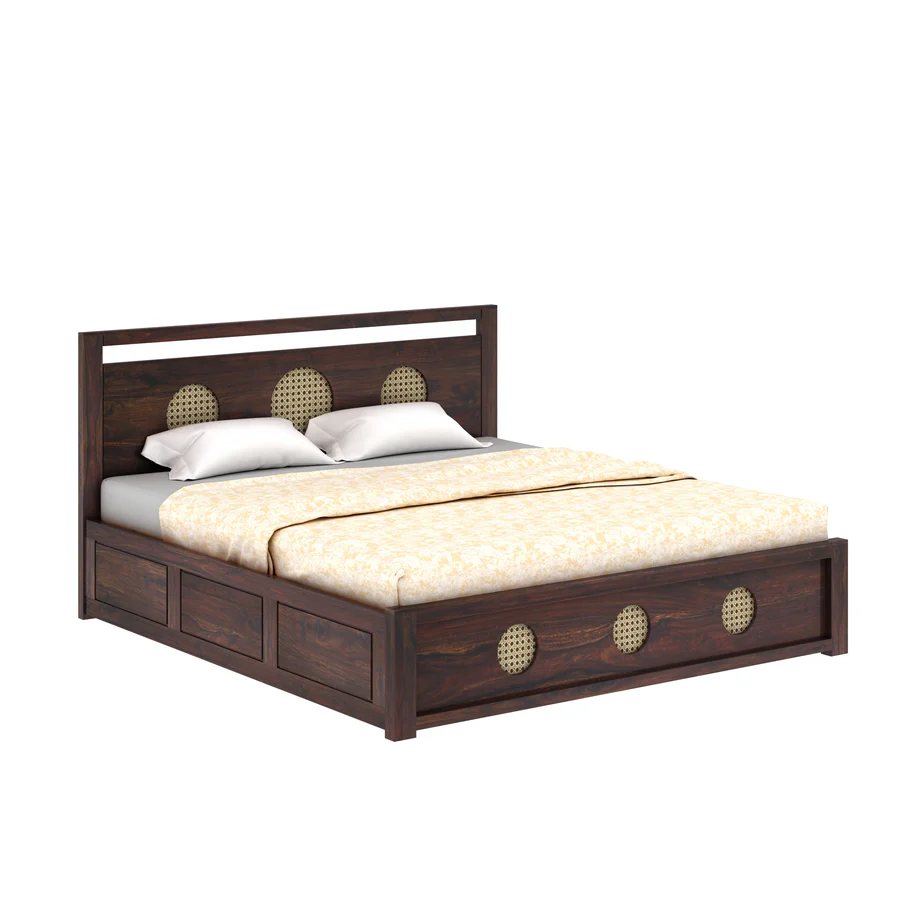 Eldoria Solid Wood Bed with Minimalist and Elegant Design - Image 2