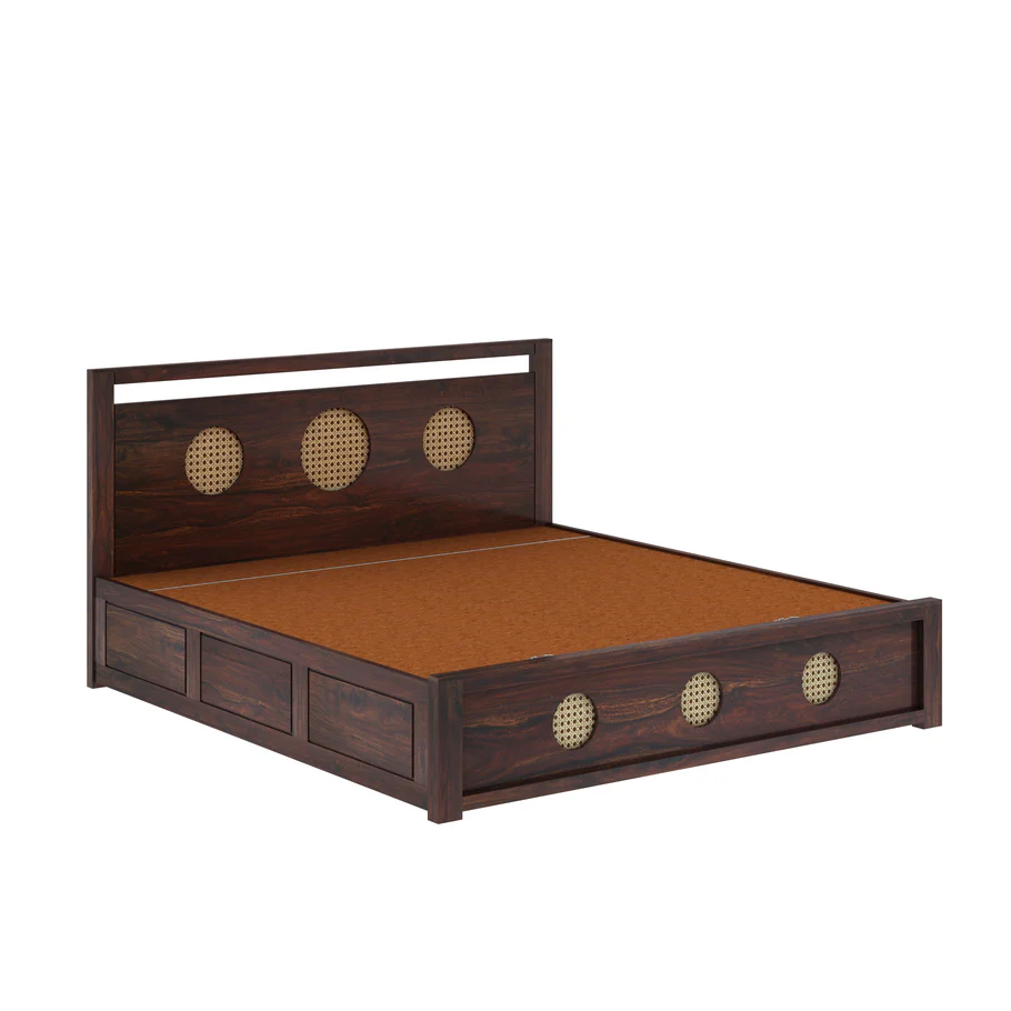 Eldoria Solid Wood Bed with Minimalist and Elegant Design - Image 3