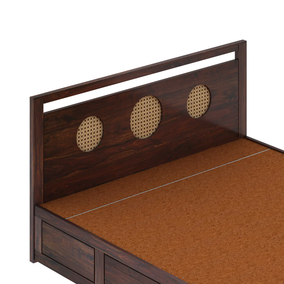 Eldoria Solid Wood Bed with Minimalist and Elegant Design - Image 4