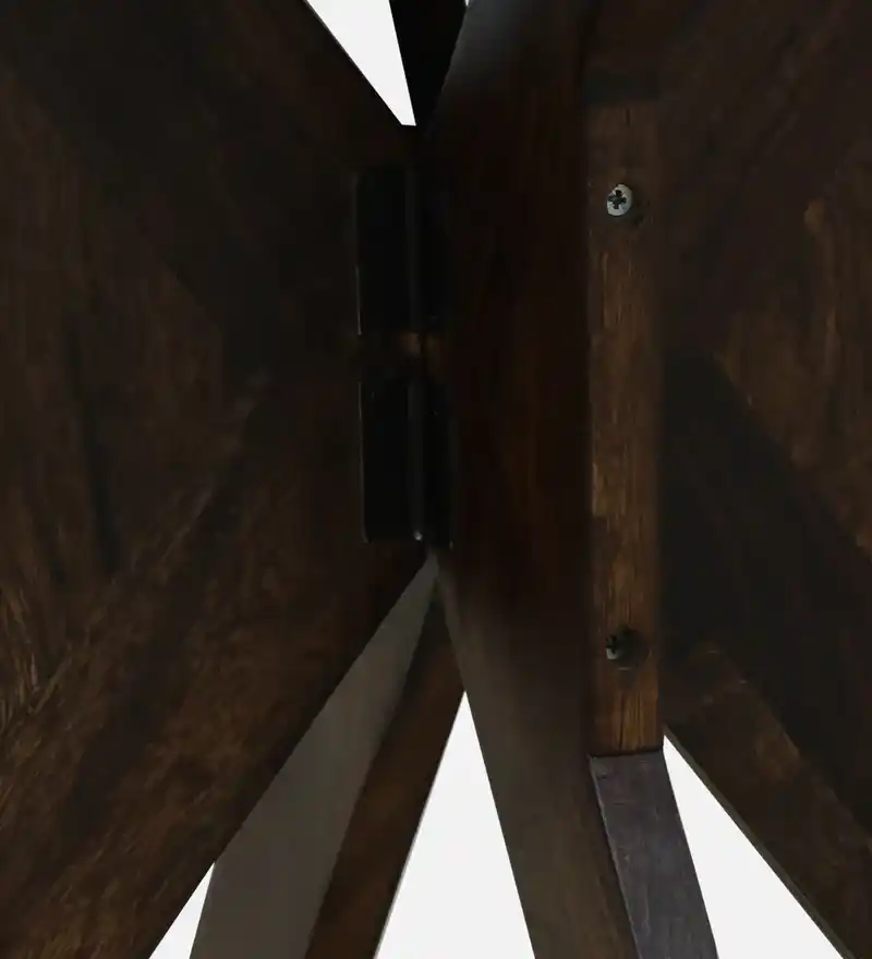 Elviston Premium Solid Sheesham Wood Dining Table in Honey Oak Finish - Image 5