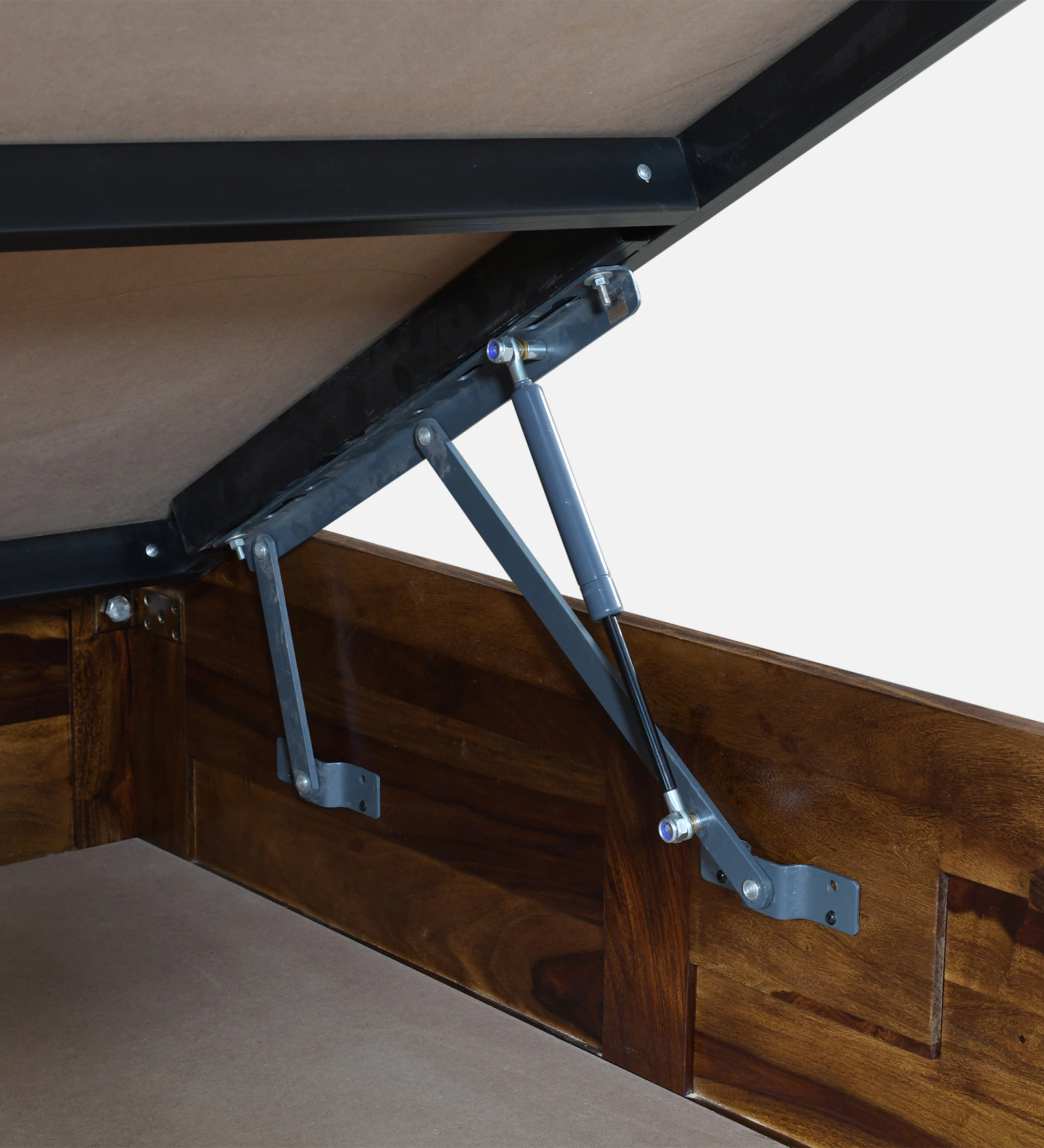 Elvora Premium Solid Sheesham Wood Platform Double Bed - Image 2