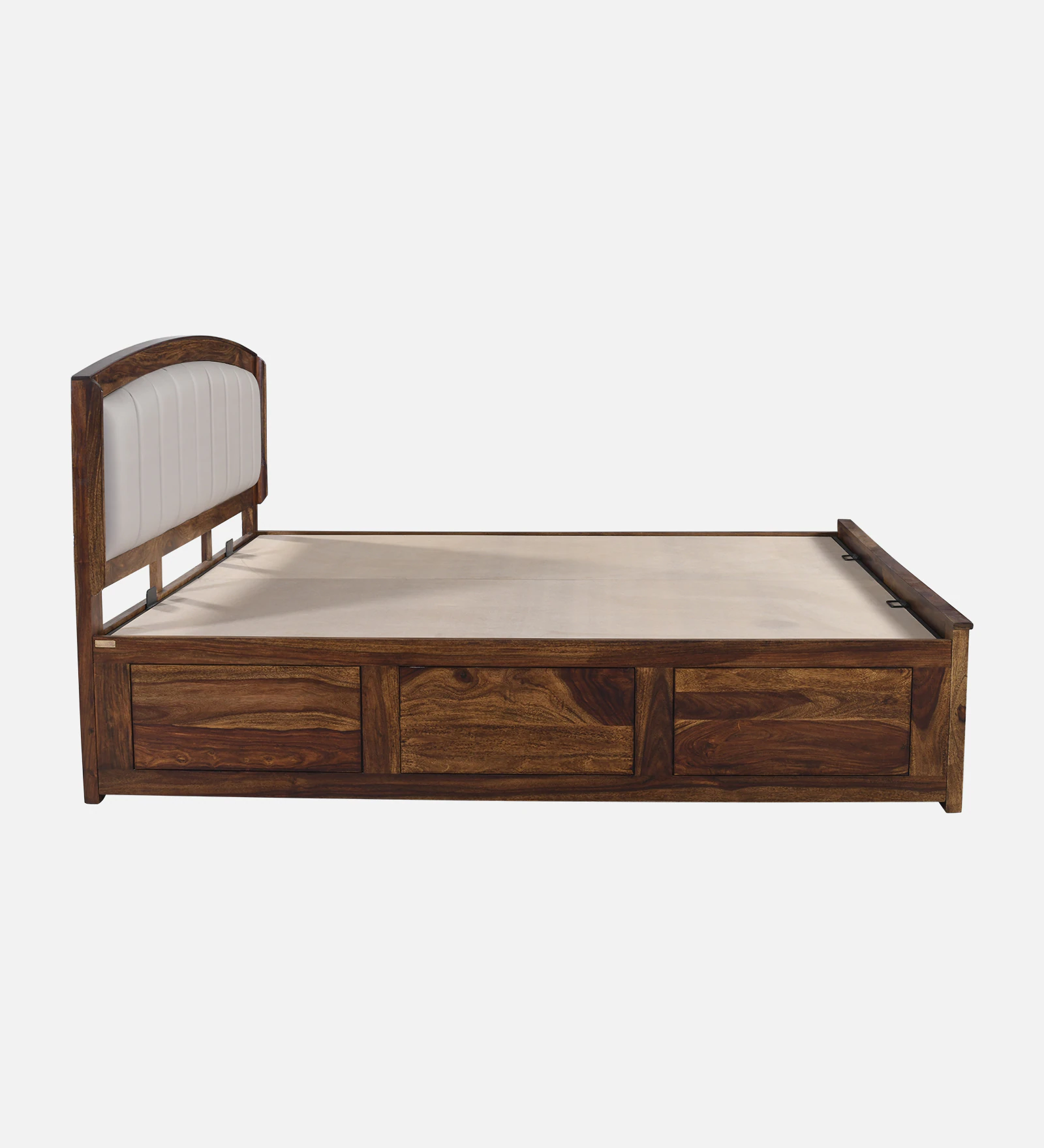 Elvora Premium Solid Sheesham Wood Platform Double Bed - Image 4