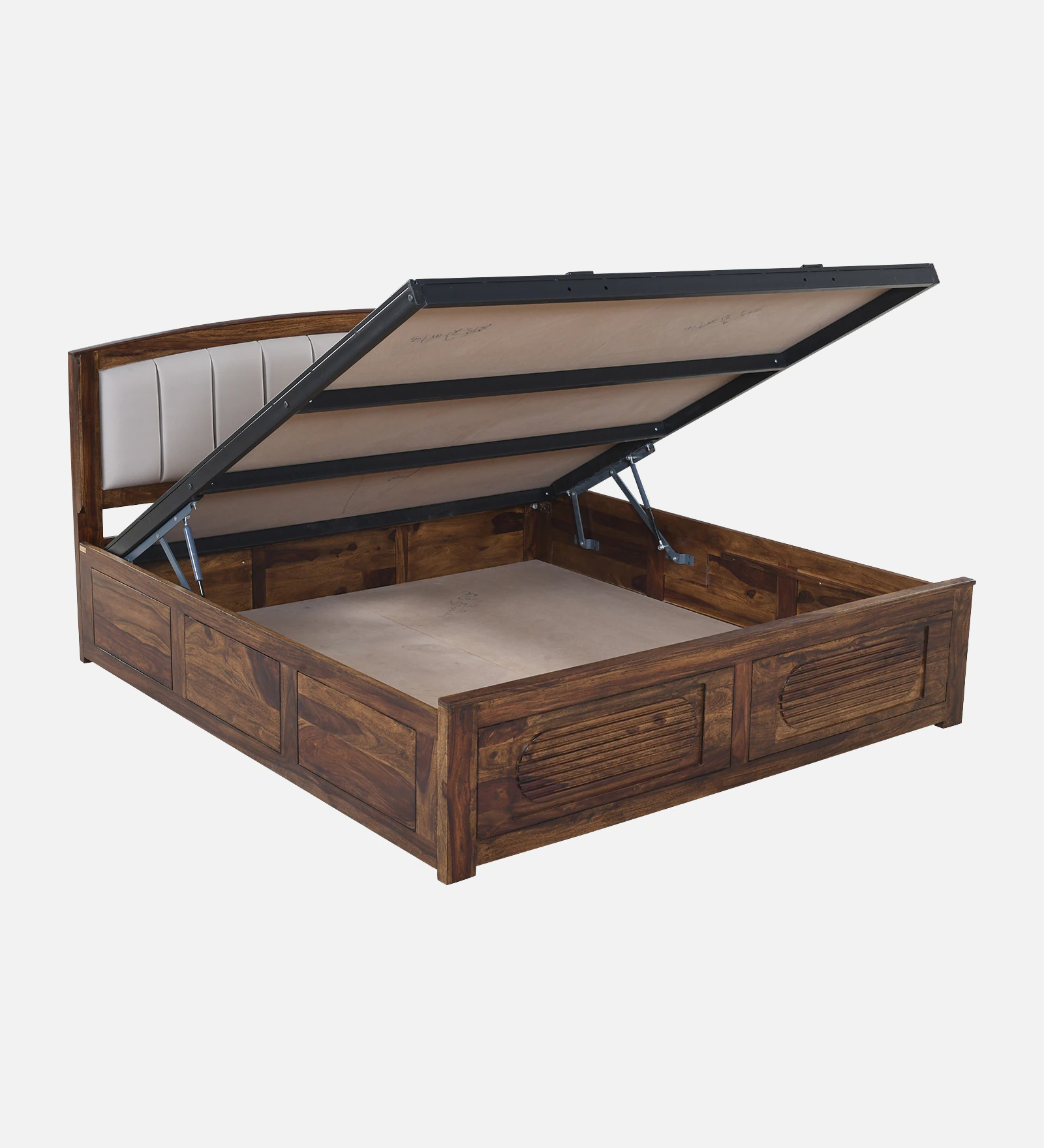 Elvora Premium Solid Sheesham Wood Platform Double Bed - Image 9