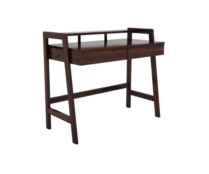 Elvora Solid Sheesham Wood Study Table with Spacious Worktop in Honey Oak Finish - Image 5