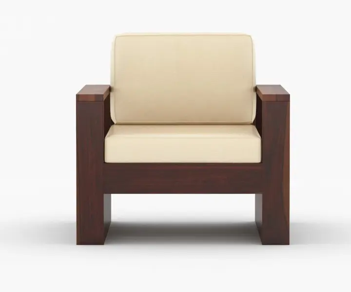 EverRoot Handcrafted Solid Sheesham Wood Sofa - Image 8