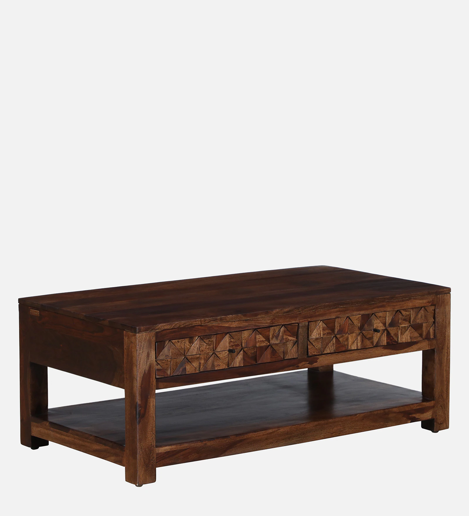 Everwood Premium Coffee Table with Spacious Utility Shelf - Image 7