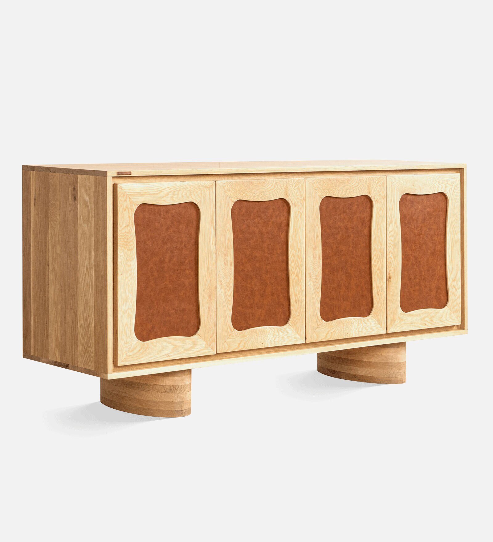 Evoric Solid Wood Contemporary Cabinet with Spacious Compartments - Image 6