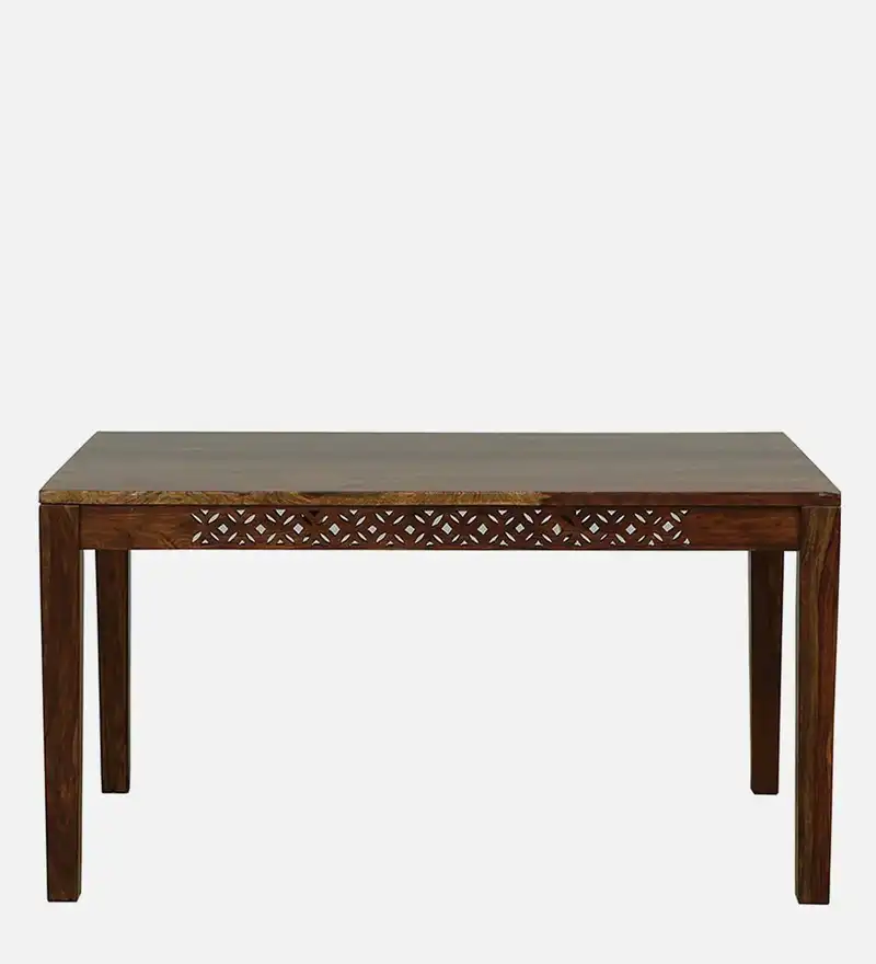 Florence Premium Solid Sheesham Wood Dining Table - Image 4