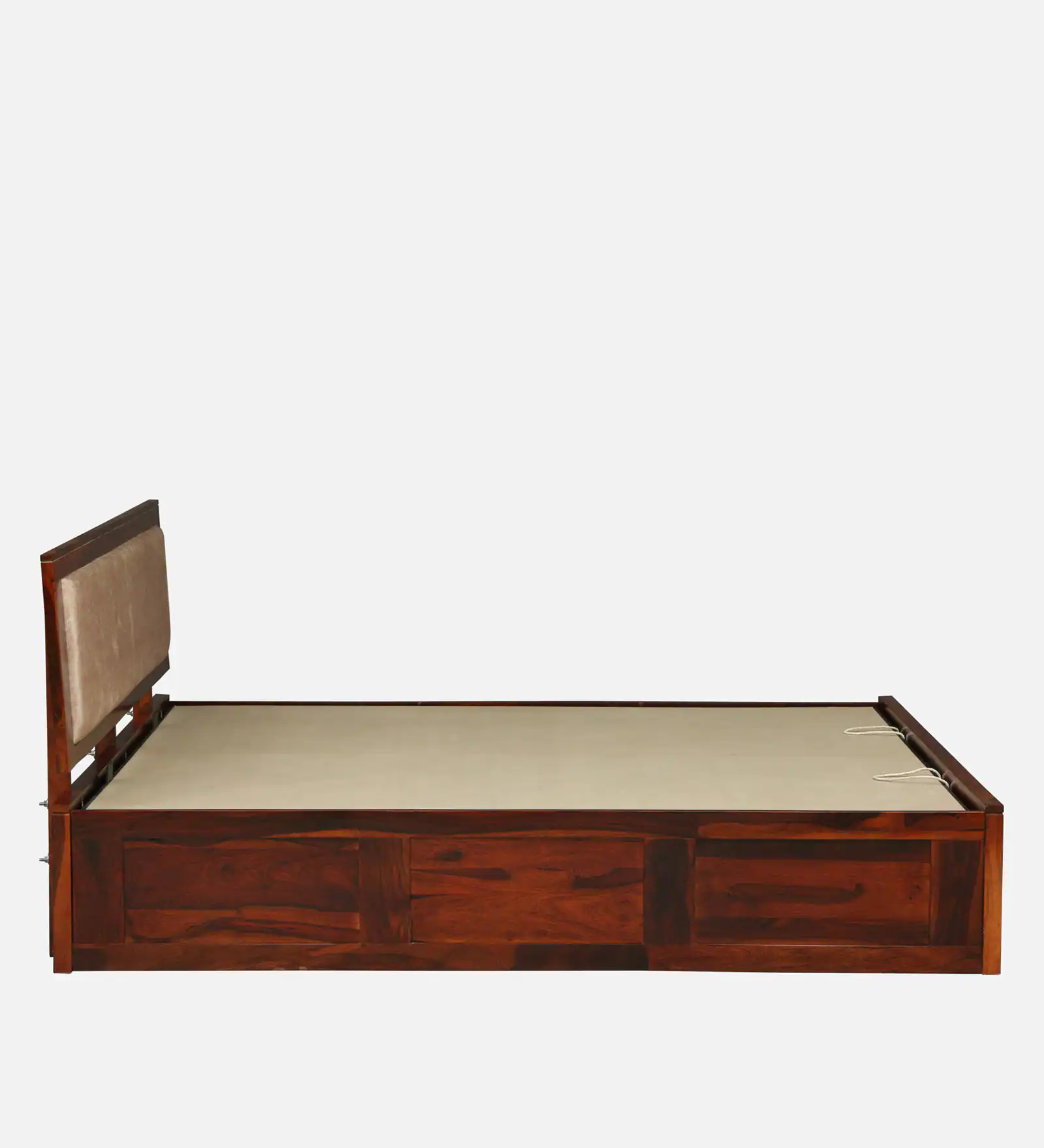 Grayson Luxury Solid Sheesham Wood Bed with Clean Design - Image 2