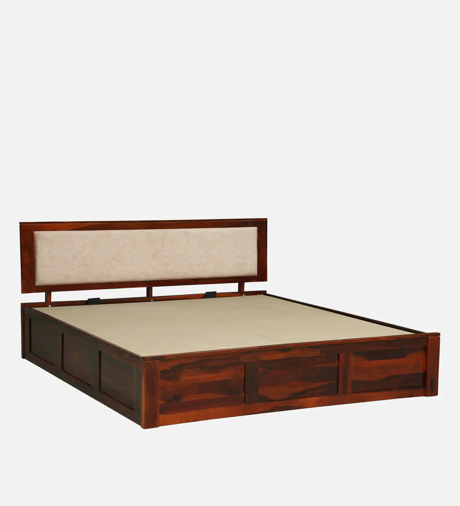 Grayson Luxury Solid Sheesham Wood Bed with Clean Design - Image 3