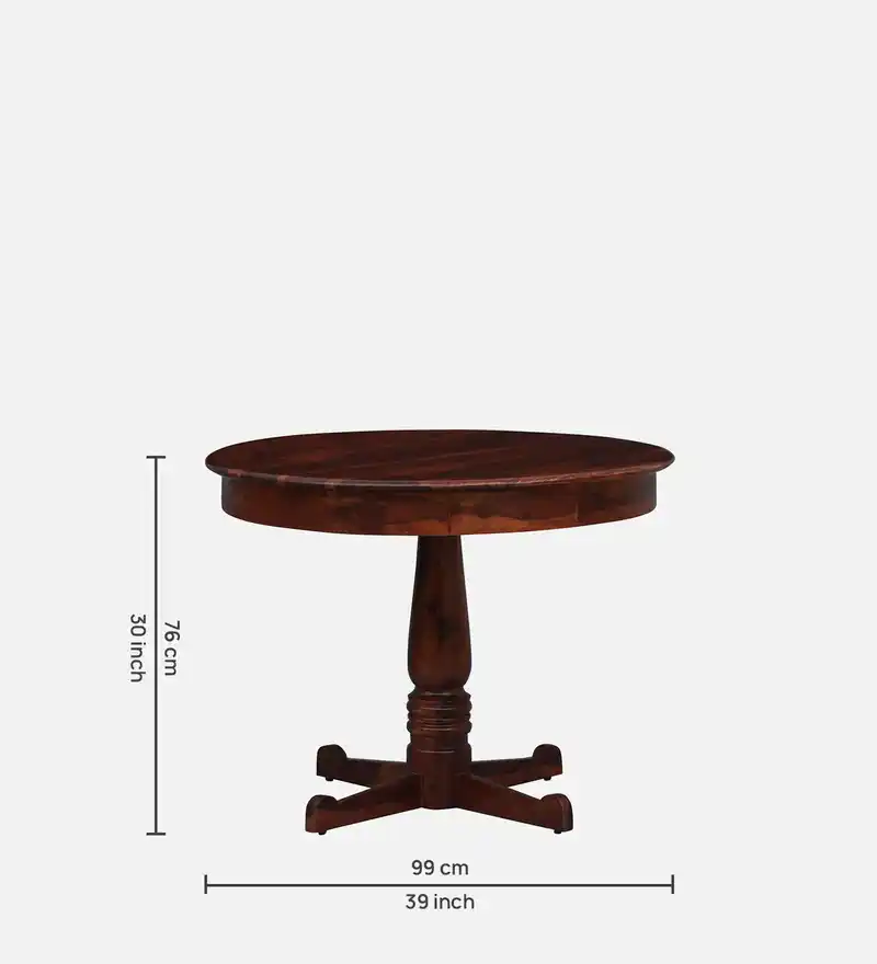 Greystone Handcrafted Solid Sheesham Wood Dining Table - Image 4