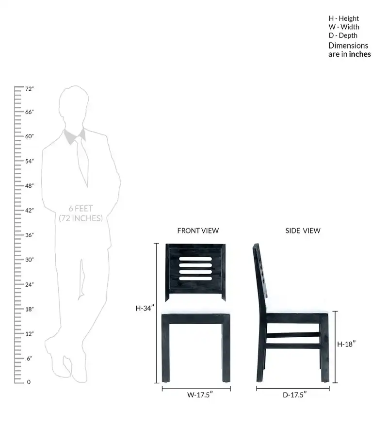 Harlow Premium Handcrafted Wood Chair - Image 4