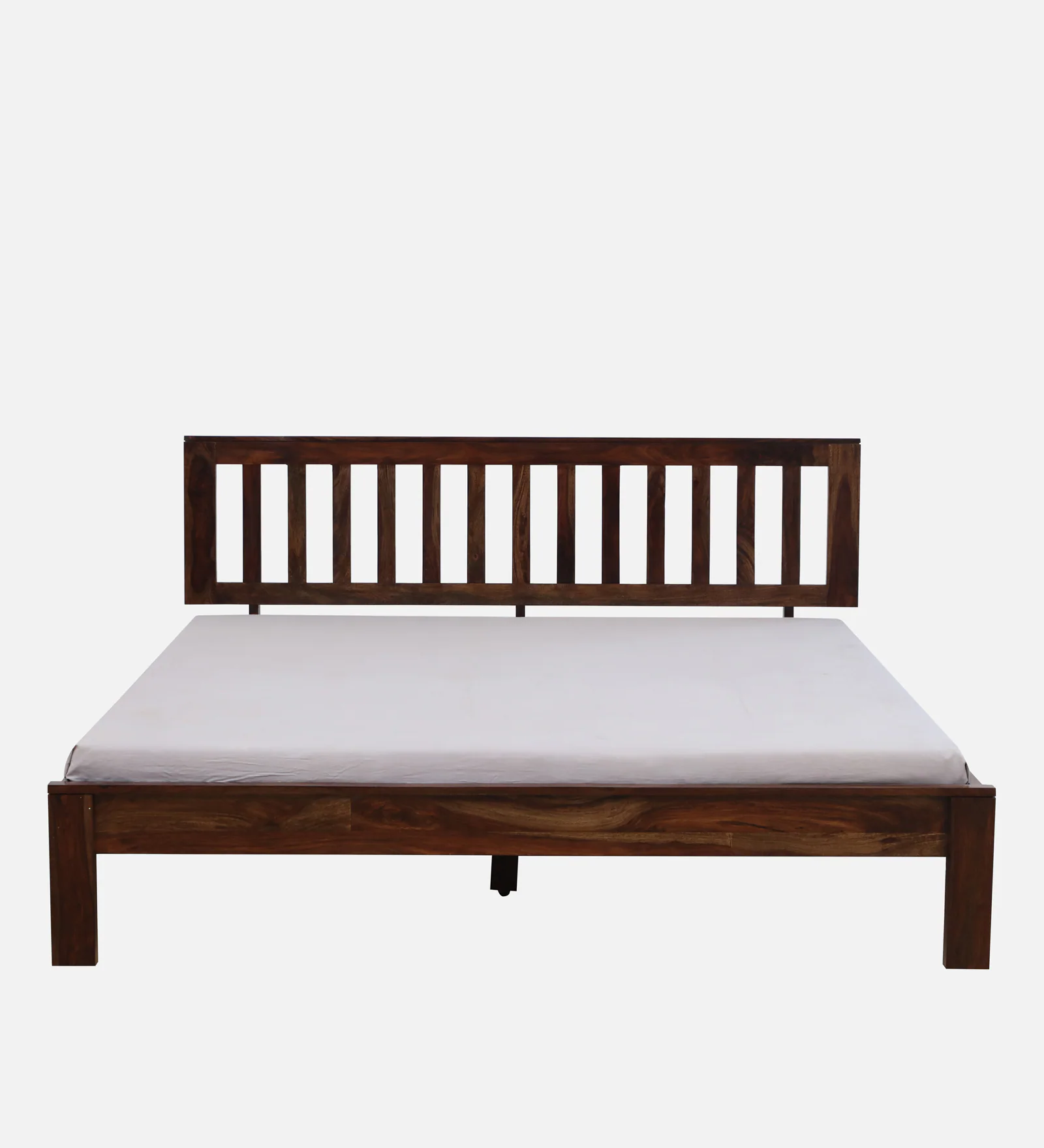 Havelo Handcrafted Solid Sheesham Wood Double Bed Frame - Image 4