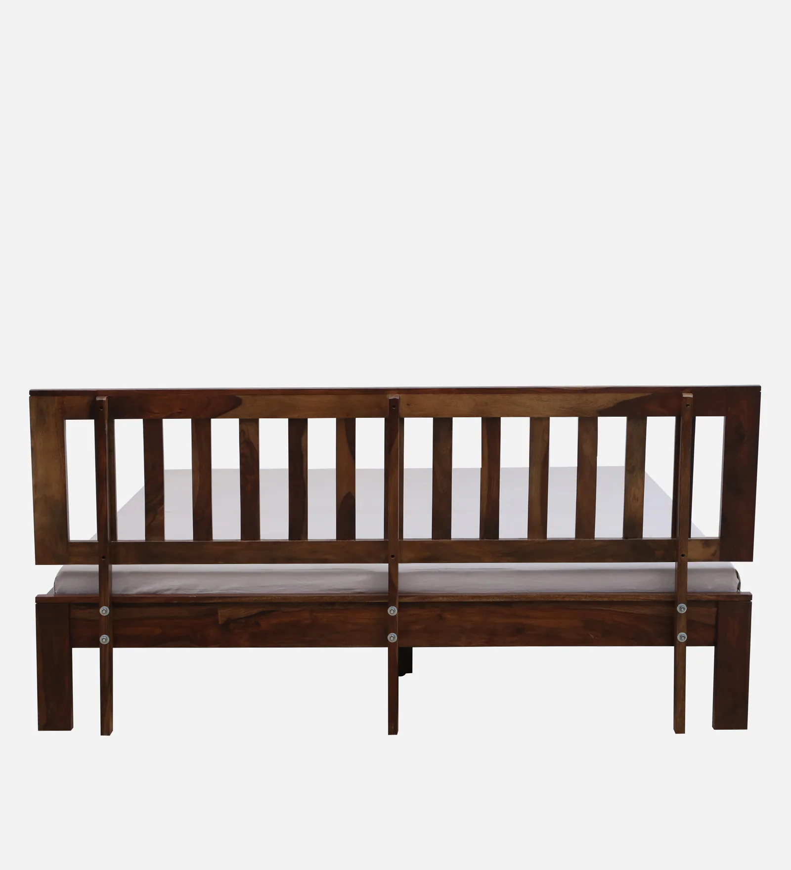 Havelo Handcrafted Solid Sheesham Wood Double Bed Frame - Image 5