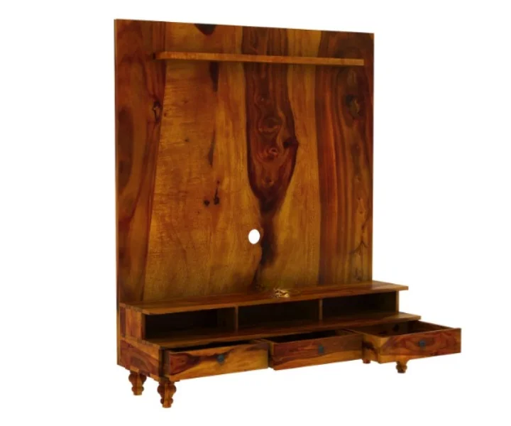 Haven Modern Solid Sheesham Wood TV Console - Image 5