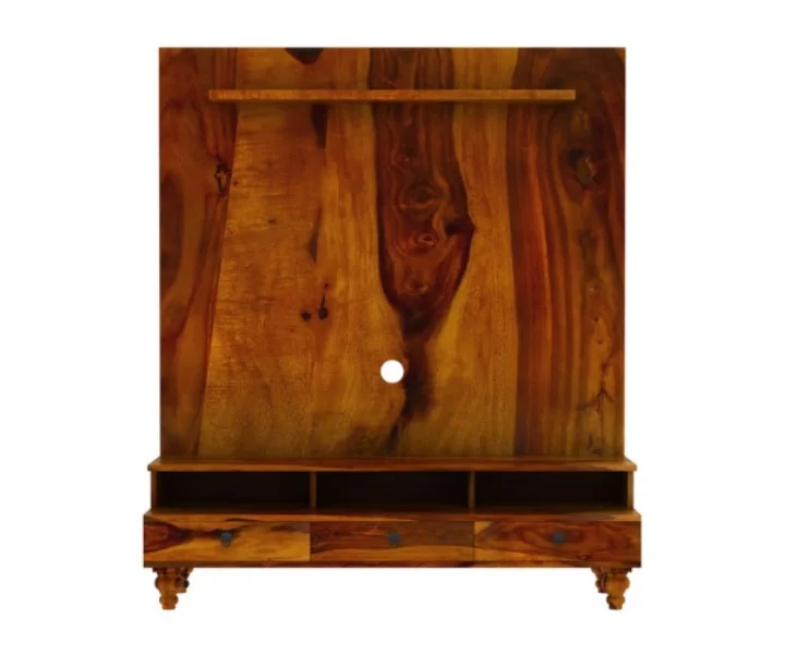 Haven Modern Solid Sheesham Wood TV Console - Image 6