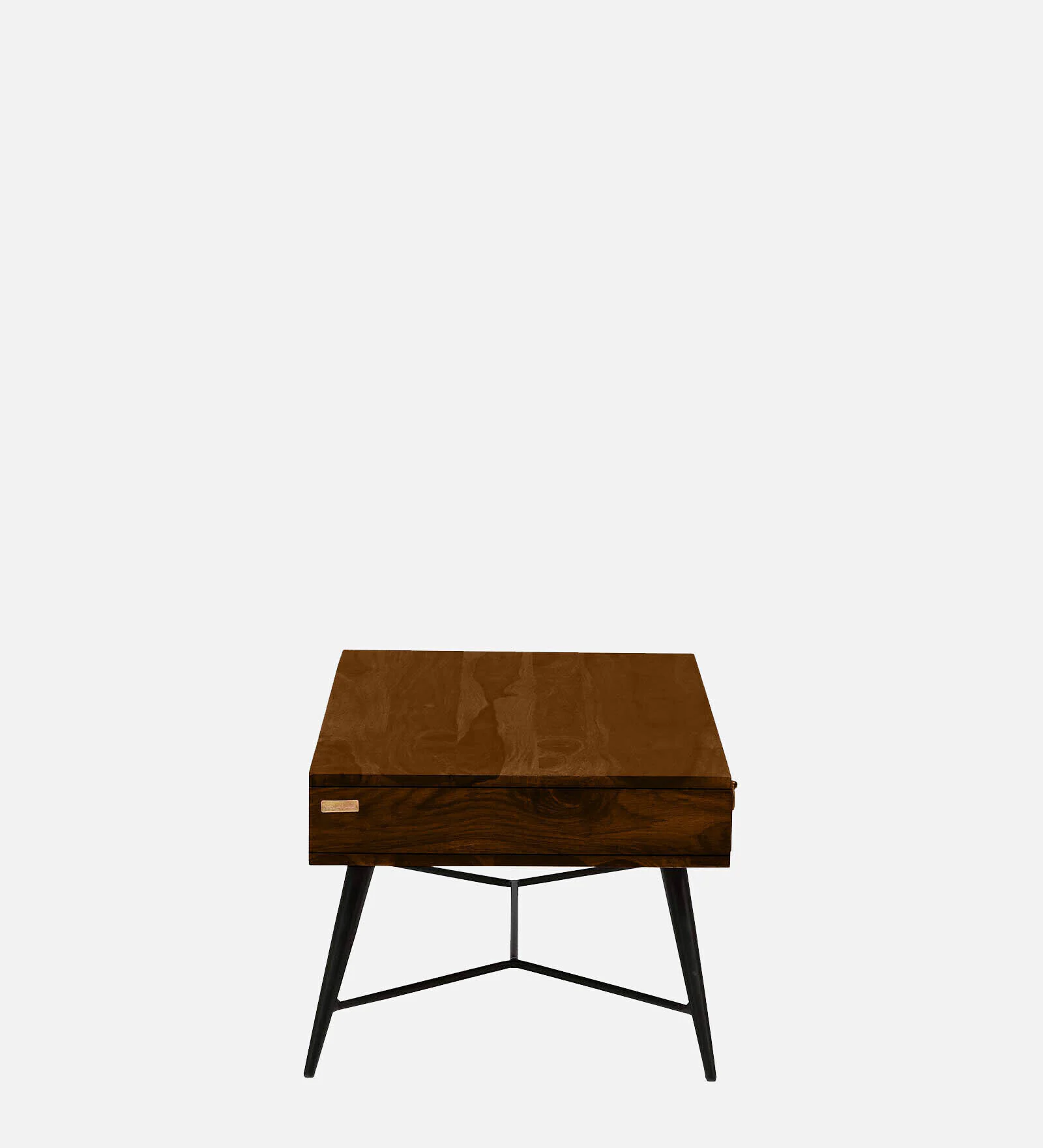Havenridge Sheesham Wood Coffee Table with Spacious Storage Shelf - Image 4