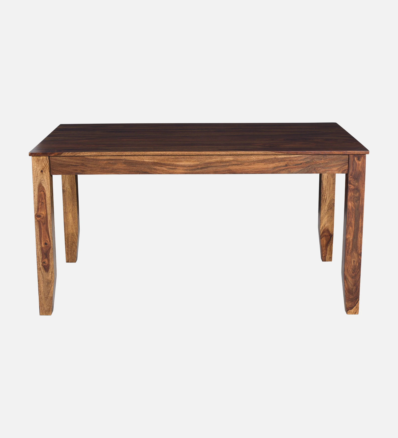 Hensley Solid Sheesham Wood 6 Seater Dining Set in Provincial Teak Finish - Image 4