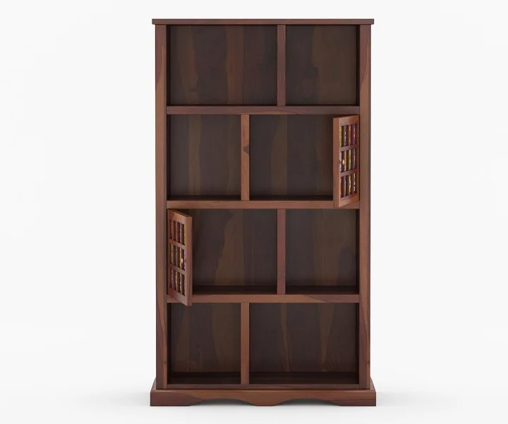 Heritage Handcrafted Solid Sheesham Wood Bookshelf for Home & Office - Image 4