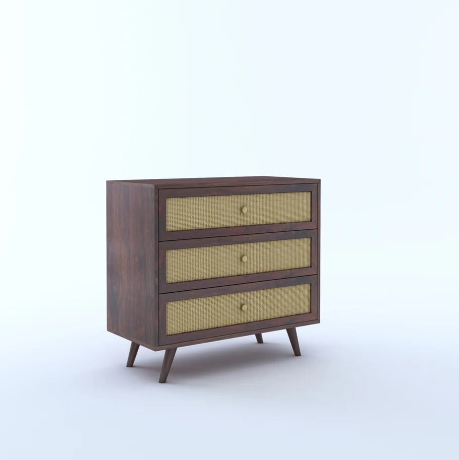 Heritage Luxe Sheesham Wood Storage Side Board Cabinet. - Image 3