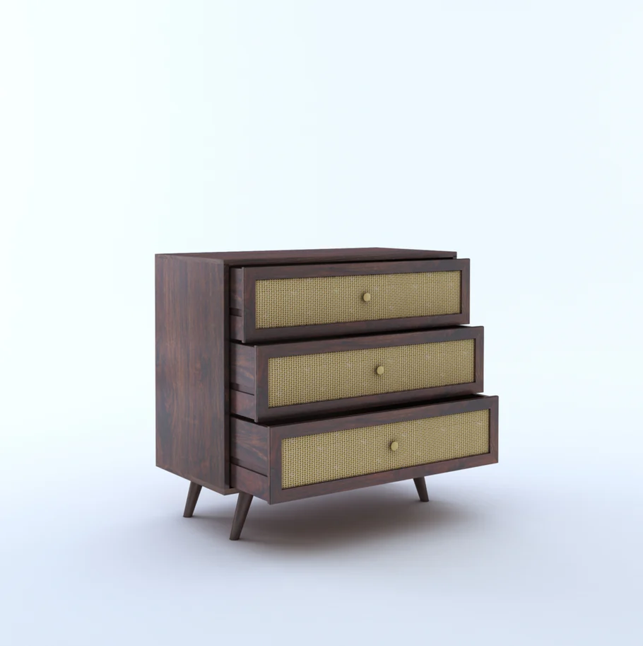 Heritage Luxe Sheesham Wood Storage Side Board Cabinet. - Image 5