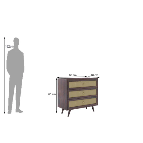 Heritage Luxe Sheesham Wood Storage Side Board Cabinet. - Image 6