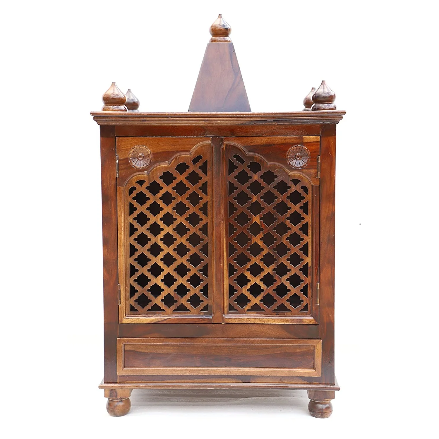 Heritage Royale Solid Wood Home Temple with Utility Storage Drawer - Image 2