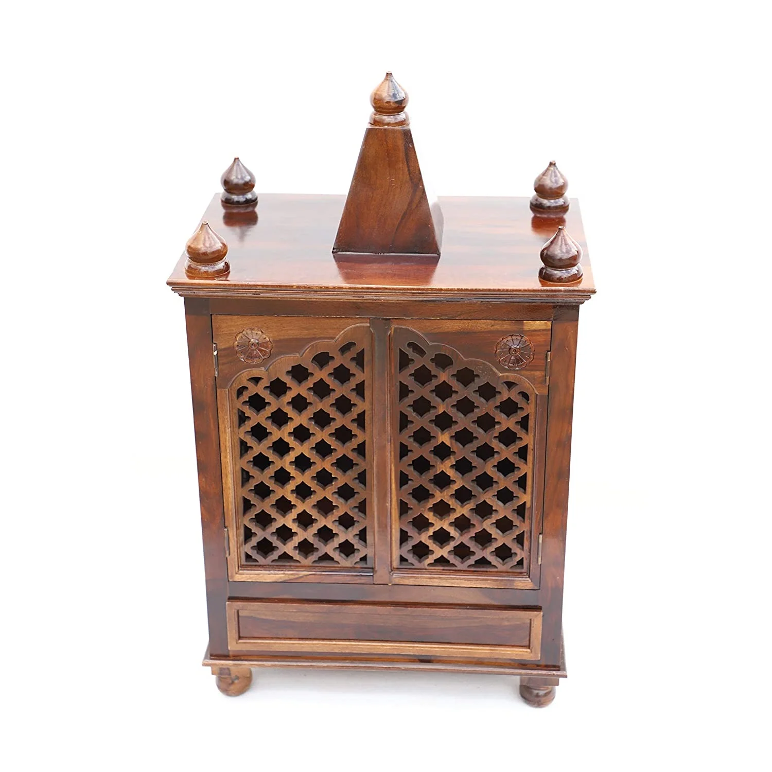 Heritage Royale Solid Wood Home Temple with Utility Storage Drawer - Image 5