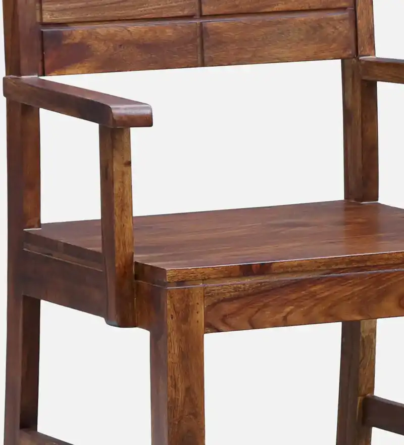 Heritage Solid Sheesham Wood Dining Chair - Image 4
