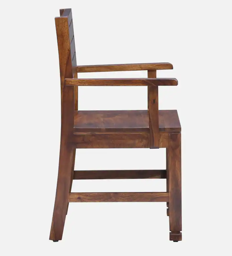 Heritage Solid Sheesham Wood Dining Chair - Image 5