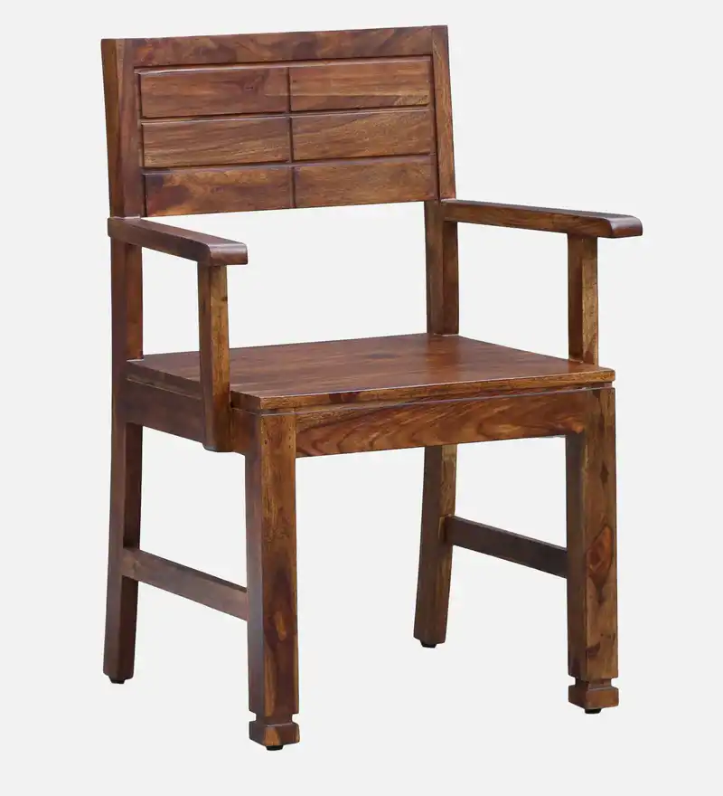 Heritage Solid Sheesham Wood Dining Chair - Image 6