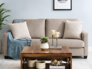 Heritage Valley Solid Wood Coffee Table with Functional Shelf
