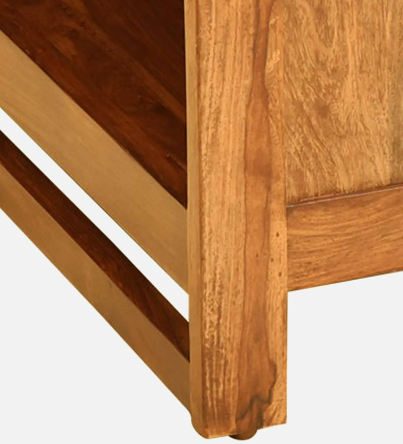 Heritage Valley Solid Wood Coffee Table with Functional Shelf - Image 5