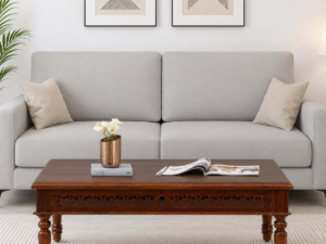 Highland Crest Premium Wooden Center Table for Modern Interiors