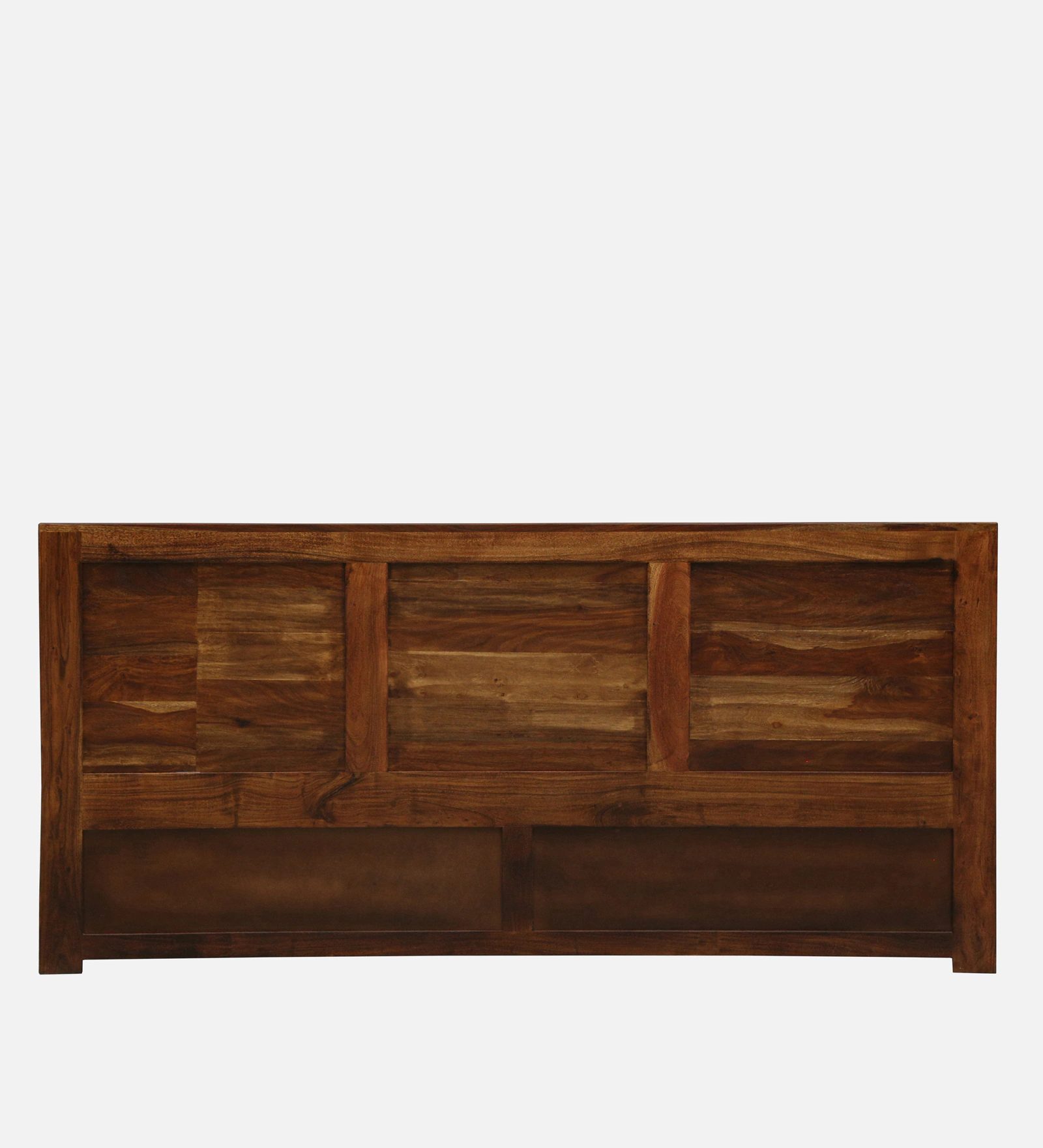 Invera Modern Solid Sheesham Wood Bed with Clean Line Design - Image 4